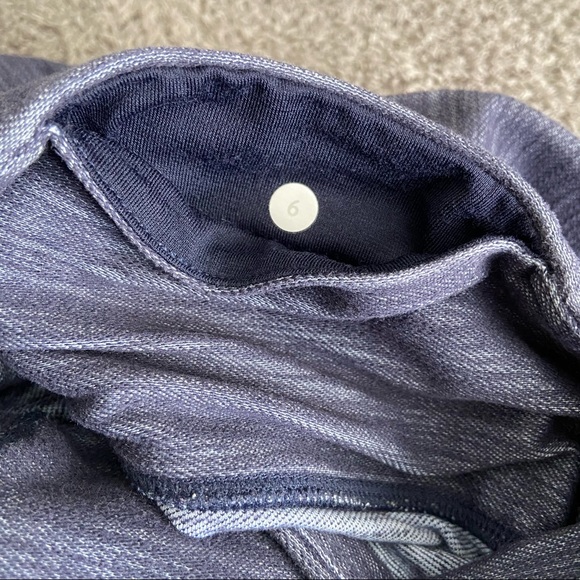 Lululemon Wunder Under Crop Leggings in Denim Deep Indigo - Picture 6 of 6